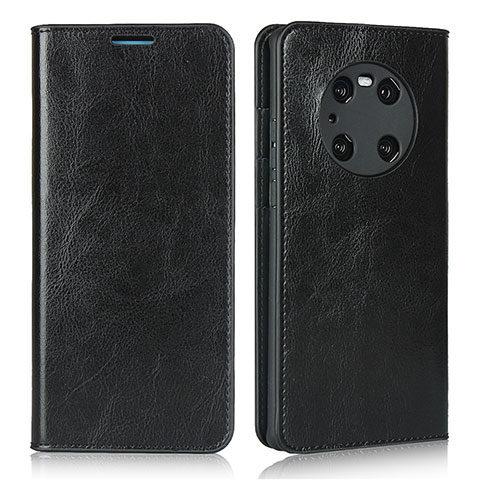 Custodia Portafoglio In Pelle Cover con Supporto K02 per Huawei Mate 40 Pro Nero