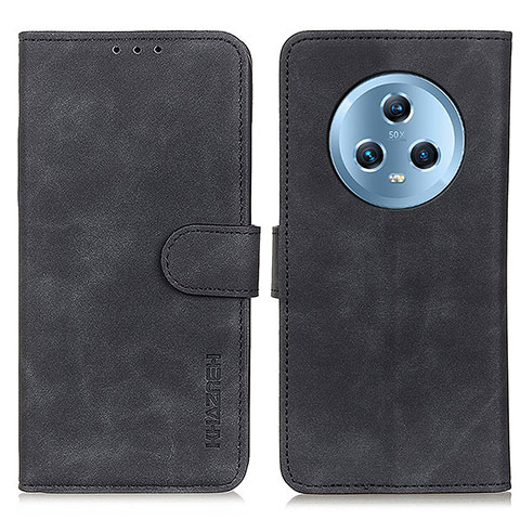 Custodia Portafoglio In Pelle Cover con Supporto K03Z per Huawei Honor Magic5 5G Nero