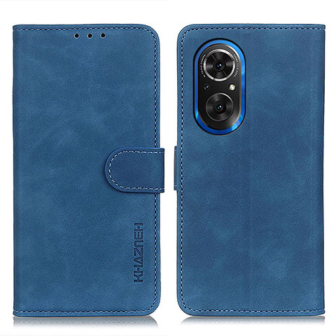 Custodia Portafoglio In Pelle Cover con Supporto K03Z per Huawei Nova 9 SE Blu