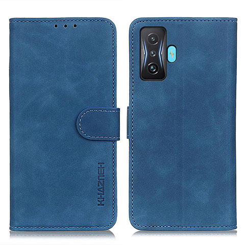 Custodia Portafoglio In Pelle Cover con Supporto K03Z per Xiaomi Poco F4 GT 5G Blu