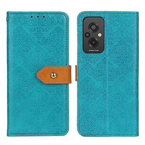 Custodia Portafoglio In Pelle Cover con Supporto K05Z per Xiaomi Redmi 11 Prime 4G Verde