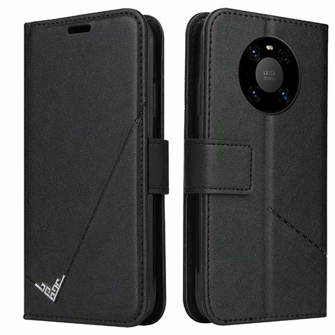 Custodia Portafoglio In Pelle Cover con Supporto K06 per Huawei Mate 40 Pro Nero