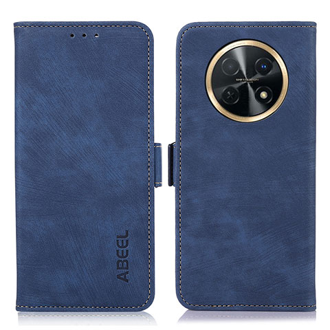 Custodia Portafoglio In Pelle Cover con Supporto K09Z per Huawei Nova Y91 Blu