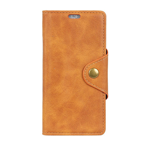 Custodia Portafoglio In Pelle Cover con Supporto L01 per Asus Zenfone 5 ZS620KL Arancione