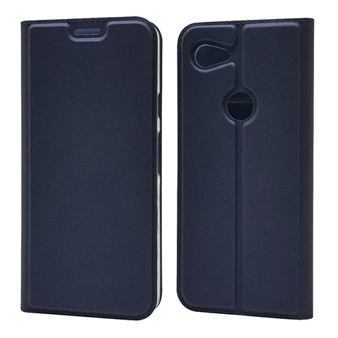 Custodia Portafoglio In Pelle Cover con Supporto L01 per Google Pixel 3a Blu