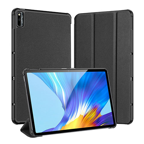 Custodia Portafoglio In Pelle Cover con Supporto L01 per Huawei Honor Pad V6 10.4 Nero