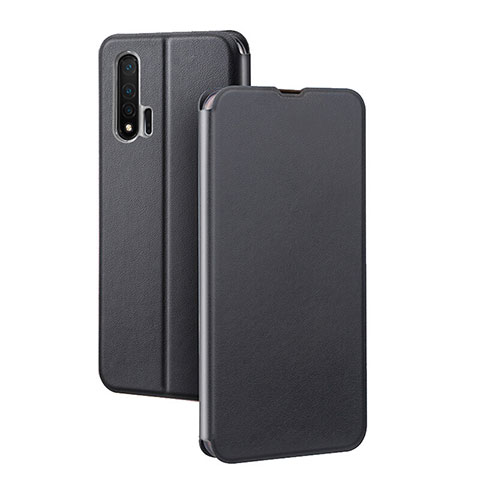 Custodia Portafoglio In Pelle Cover con Supporto L01 per Huawei Nova 6 5G Nero