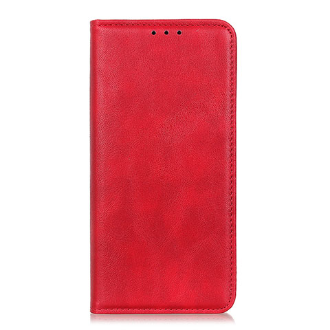 Custodia Portafoglio In Pelle Cover con Supporto L01 per Motorola Moto One Fusion Plus Rosso