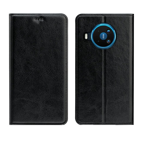 Custodia Portafoglio In Pelle Cover con Supporto L01 per Nokia 8.3 5G Nero