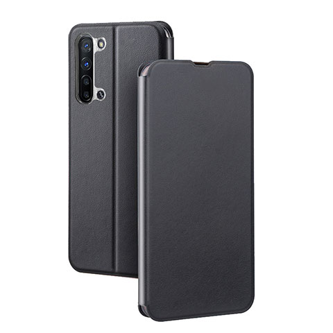 Custodia Portafoglio In Pelle Cover con Supporto L01 per Oppo Find X2 Lite Nero