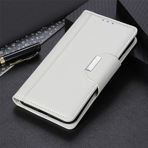 Custodia Portafoglio In Pelle Cover con Supporto L01 per Samsung Galaxy S30 Plus 5G Bianco