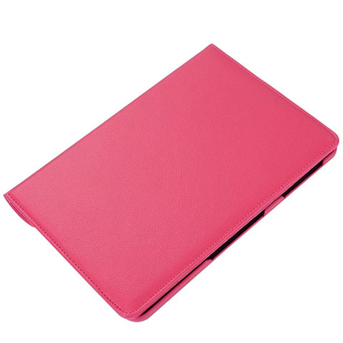 Custodia Portafoglio In Pelle Cover con Supporto L01 per Samsung Galaxy Tab S6 Lite 10.4 SM-P610 Rosa Caldo
