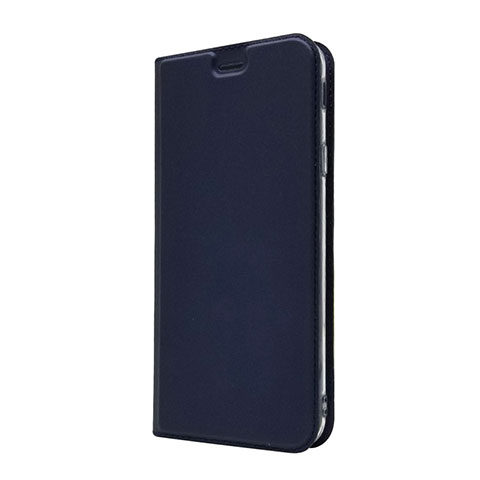 Custodia Portafoglio In Pelle Cover con Supporto L01 per Sony Xperia 10 Blu