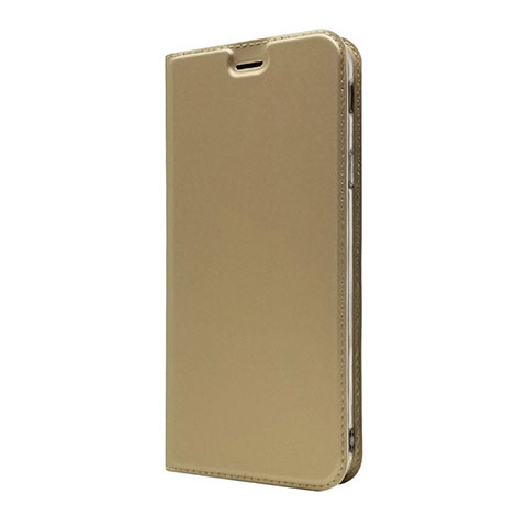 Custodia Portafoglio In Pelle Cover con Supporto L01 per Sony Xperia 10 Oro