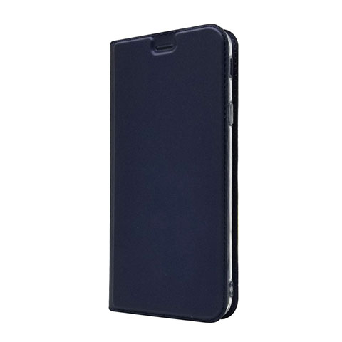 Custodia Portafoglio In Pelle Cover con Supporto L01 per Sony Xperia 10 Plus Blu