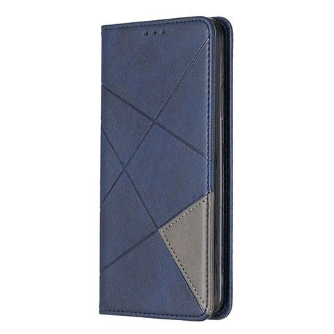 Custodia Portafoglio In Pelle Cover con Supporto L01 per Sony Xperia L4 Blu