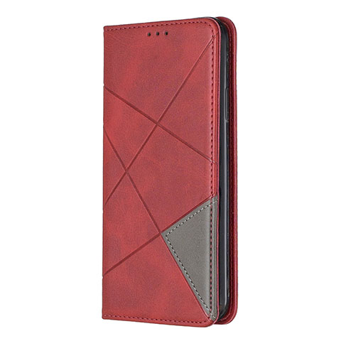 Custodia Portafoglio In Pelle Cover con Supporto L01 per Sony Xperia L4 Rosso