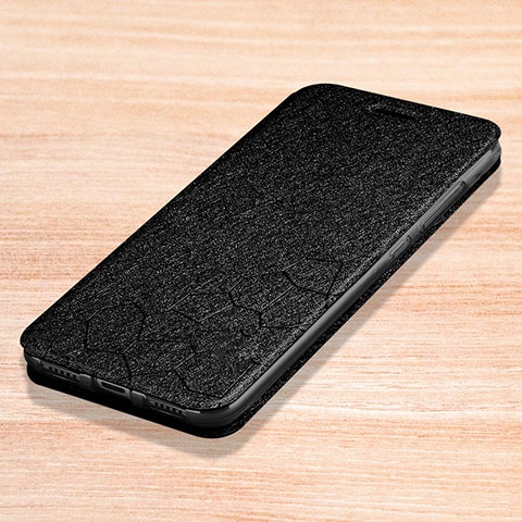 Custodia Portafoglio In Pelle Cover con Supporto L01 per Xiaomi Redmi Note 7 Nero