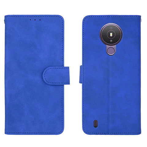 Custodia Portafoglio In Pelle Cover con Supporto L01Z per Nokia 1.4 Blu