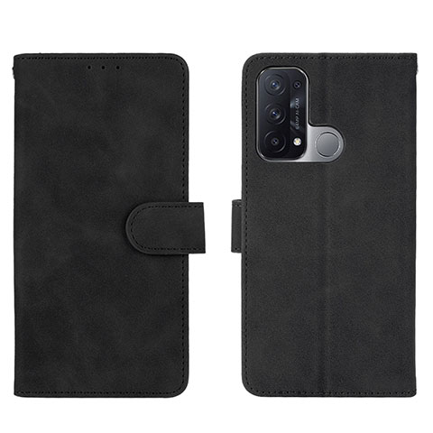 Custodia Portafoglio In Pelle Cover con Supporto L01Z per Oppo Reno5 A Nero