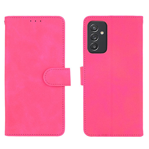 Custodia Portafoglio In Pelle Cover con Supporto L01Z per Samsung Galaxy A25 5G Rosa Caldo