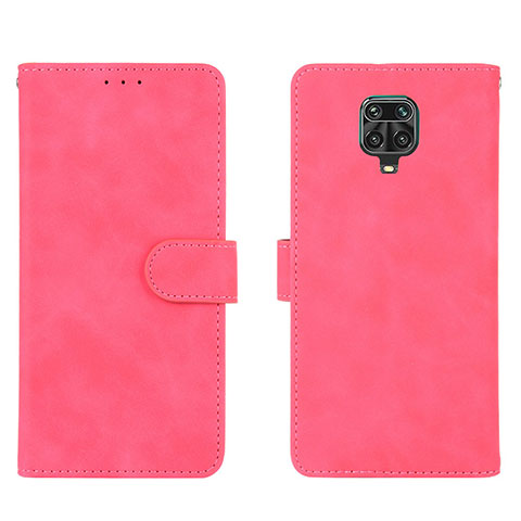 Custodia Portafoglio In Pelle Cover con Supporto L01Z per Xiaomi Poco M2 Pro Rosa Caldo
