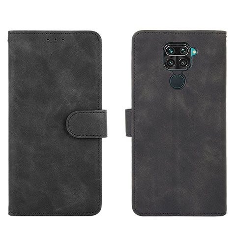 Custodia Portafoglio In Pelle Cover con Supporto L01Z per Xiaomi Redmi Note 9 Nero