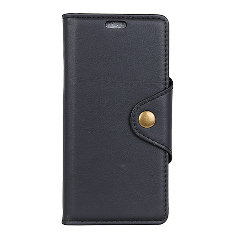 Custodia Portafoglio In Pelle Cover con Supporto L02 per Asus Zenfone 5 ZS620KL Nero