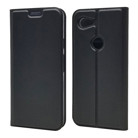 Custodia Portafoglio In Pelle Cover con Supporto L02 per Google Pixel 3a XL Nero