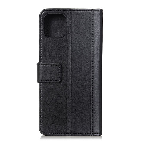 Custodia Portafoglio In Pelle Cover con Supporto L02 per Google Pixel 4 Nero