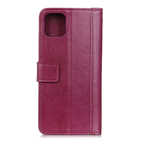 Custodia Portafoglio In Pelle Cover con Supporto L02 per Google Pixel 4 XL Rosso