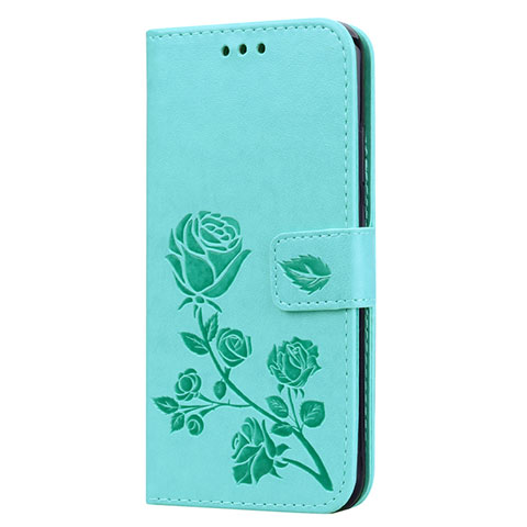 Custodia Portafoglio In Pelle Cover con Supporto L02 per Huawei Nova 3e Verde