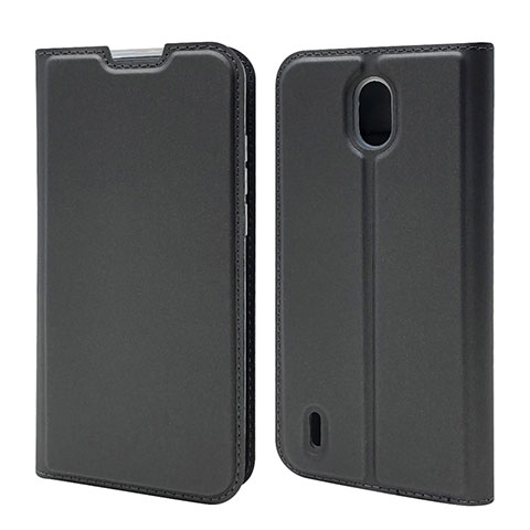 Custodia Portafoglio In Pelle Cover con Supporto L02 per Nokia 1.3 Nero