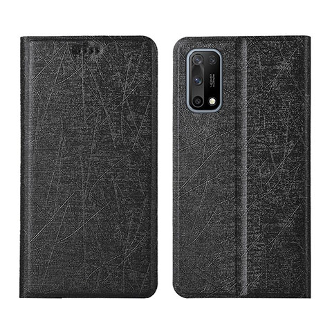 Custodia Portafoglio In Pelle Cover con Supporto L02 per Oppo K7x 5G Nero