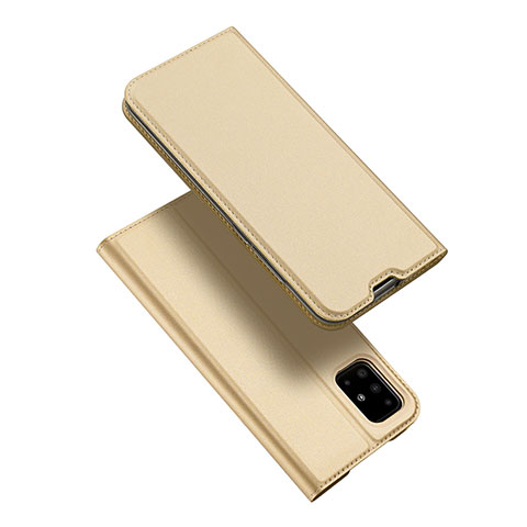 Custodia Portafoglio In Pelle Cover con Supporto L02 per Samsung Galaxy A51 5G Oro