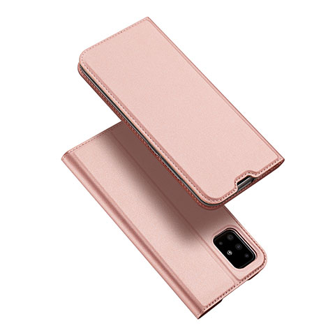Custodia Portafoglio In Pelle Cover con Supporto L02 per Samsung Galaxy A51 5G Oro Rosa