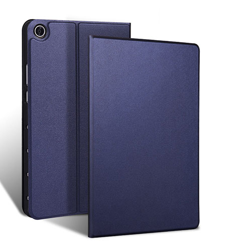 Custodia Portafoglio In Pelle Cover con Supporto L02 per Samsung Galaxy Tab S5e Wi-Fi 10.5 SM-T720 Blu Notte