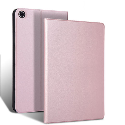 Custodia Portafoglio In Pelle Cover con Supporto L02 per Samsung Galaxy Tab S5e Wi-Fi 10.5 SM-T720 Oro Rosa