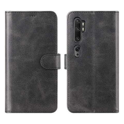 Custodia Portafoglio In Pelle Cover con Supporto L02 per Xiaomi Mi Note 10 Pro Nero