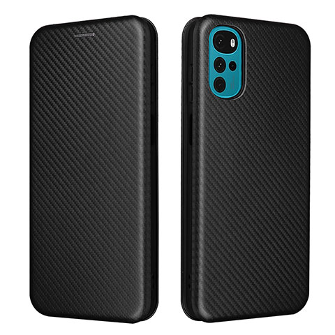 Custodia Portafoglio In Pelle Cover con Supporto L02Z per Motorola Moto G22 Nero