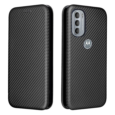 Custodia Portafoglio In Pelle Cover con Supporto L02Z per Motorola Moto G31 Nero