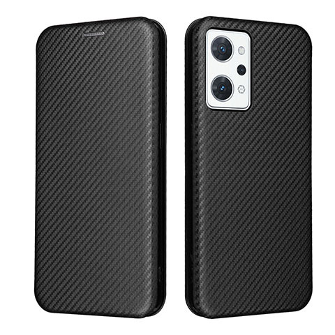 Custodia Portafoglio In Pelle Cover con Supporto L02Z per Oppo Reno7 A Nero