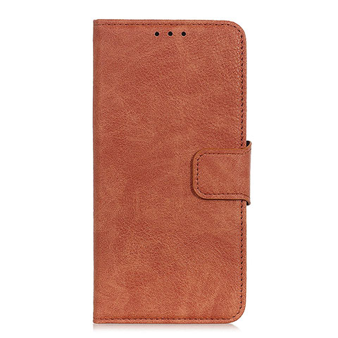 Custodia Portafoglio In Pelle Cover con Supporto L03 per Alcatel 3 (2019) Arancione