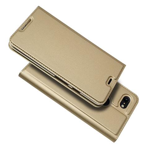 Custodia Portafoglio In Pelle Cover con Supporto L03 per Google Pixel 3 XL Oro