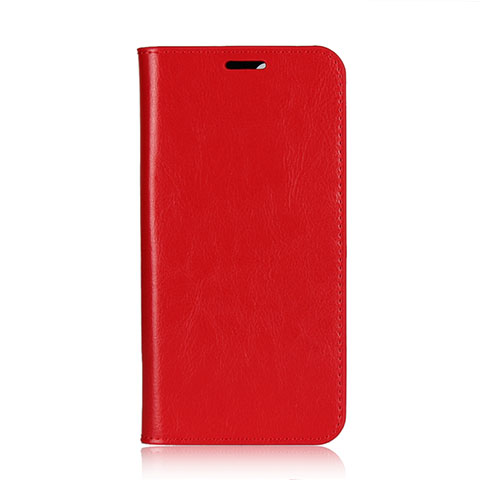Custodia Portafoglio In Pelle Cover con Supporto L03 per Huawei Honor 9 Lite Rosso