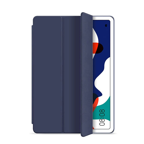 Custodia Portafoglio In Pelle Cover con Supporto L03 per Huawei MatePad 10.4 Blu