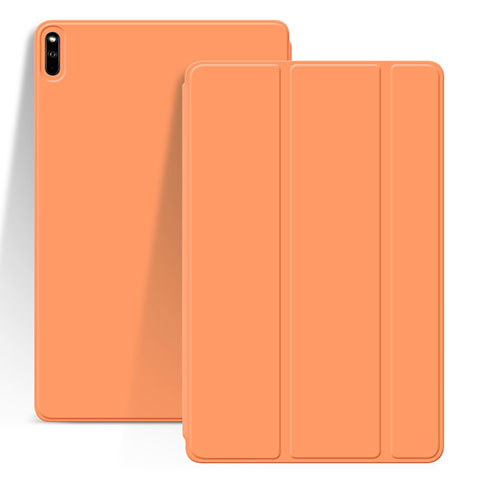 Custodia Portafoglio In Pelle Cover con Supporto L03 per Huawei MatePad Pro Arancione