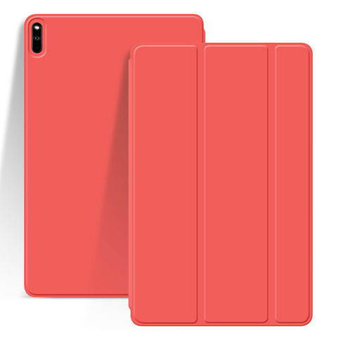Custodia Portafoglio In Pelle Cover con Supporto L03 per Huawei MatePad Pro Rosso