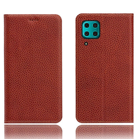 Custodia Portafoglio In Pelle Cover con Supporto L03 per Huawei Nova 6 SE Rosso Rosa