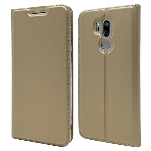 Custodia Portafoglio In Pelle Cover con Supporto L03 per LG G7 Oro